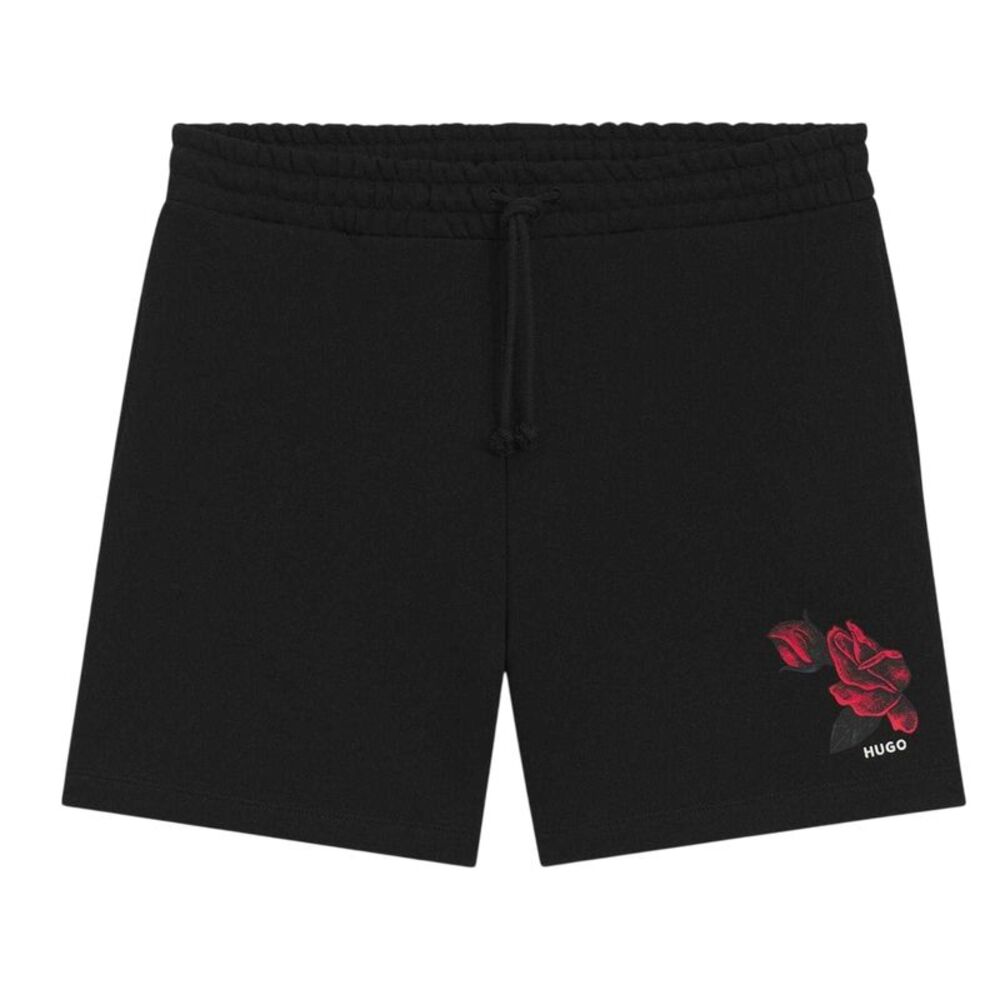 Hugo Mens Dagety Graphic Print Shorts / Black